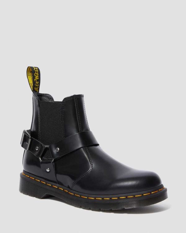 Botas Dr Martens Wincox Smooth Cuero Buckle Para Hombre DR6774M